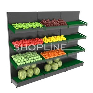 قفسه میوه و سبزیجات با طبقه فلزی
